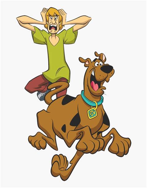 scooby doo and shaggy running