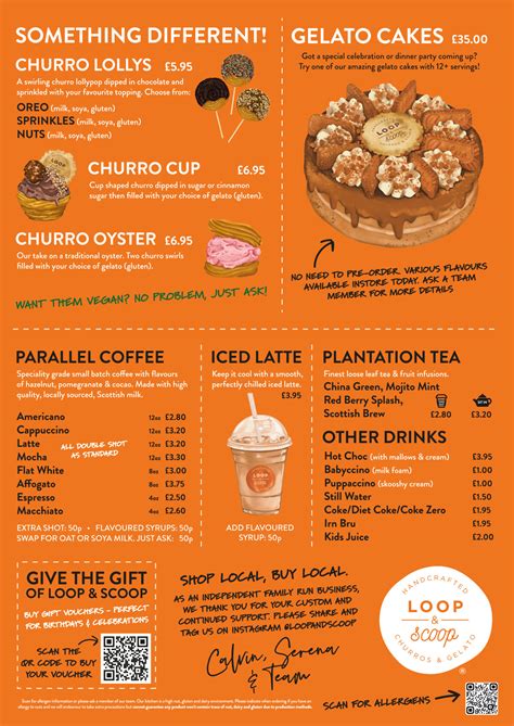 Scoop Loop Menu