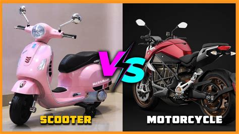 Scooter vs Motorcycle