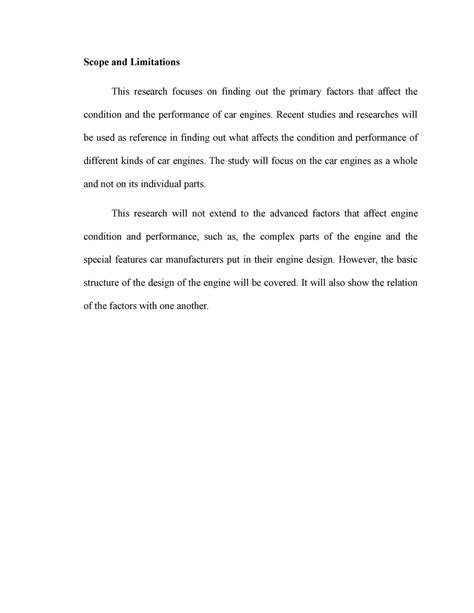 scope and limitation of the study example qualitative research