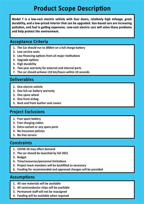 scope definition and examples