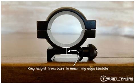 Scope Ring Saddle Height