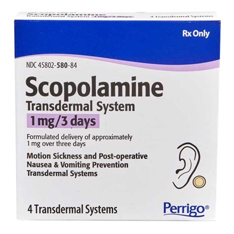 Scopolamine Patch OTC: Is Over-the-Counter Transdermal Scopolamine Right for You?