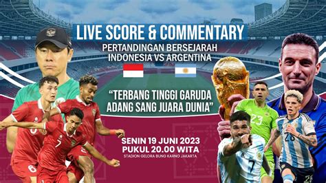 score indonesia vs argentina