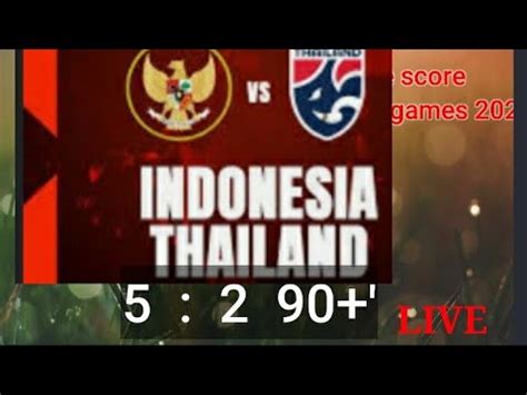 score indonesia vs thailand