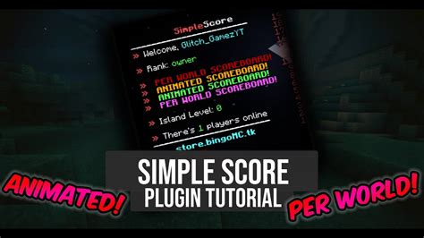 scoreboard plugin commands