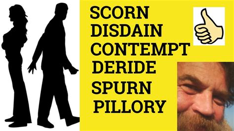 scorn vs contempt