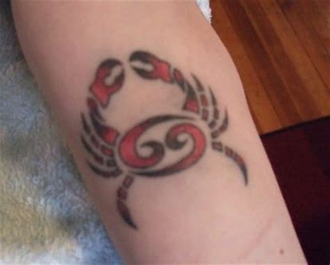 Family tattoos Cancer and Scorpio on Pinterest Tattoo lettering