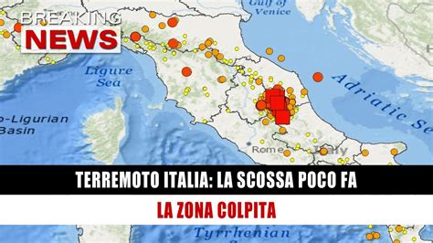 scossa di terremoto poco fa 2022