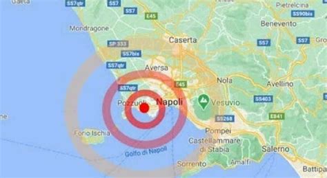 scossa terremoto napoli magnitudo