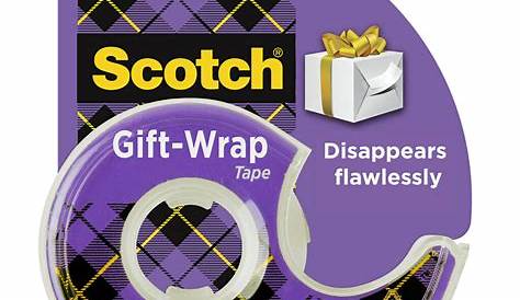Scotch Gift Wrap Tape, 3/4 in. x 500 in., 1 Dispenser - Walmart.com