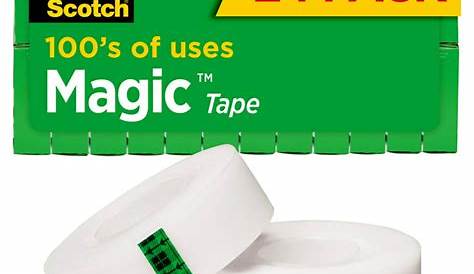 Scotch Magic Tape 4 Pack, 3/4 in. x 500 in. 1 Roll - Walmart.com