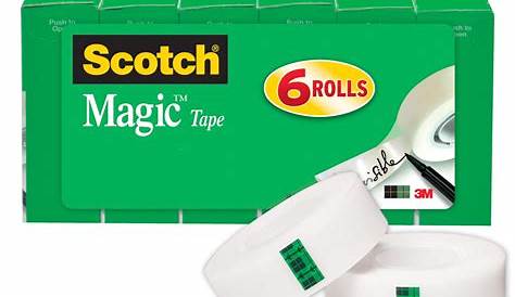 Scotch Magic Tape Refill 6 Pack, 3/4 in. x 800 in., 6 Boxes/Pack