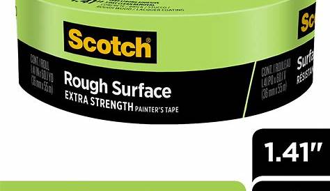 Scotch Painter's Tape 2060-1.5A Scotch Masking Tape for Hard-to-Stick