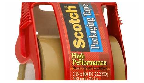Scotch Shipping Packaging Tape, 1.88 in. x 54.6 yd., Tan, 6 Rolls/Pack