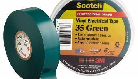 SCOTCH Vinyl Electrical Tape, Rubber Tape Adhesive, 7.0 mil Thick, 3/4