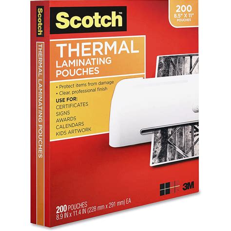 Scotch Laminating Sheets 200 Pack