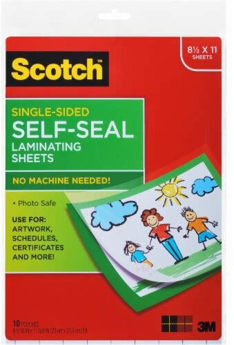 Scotch Single Sided Laminating Sheets