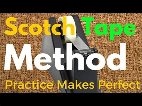 Scotch Tape Method Keyboard