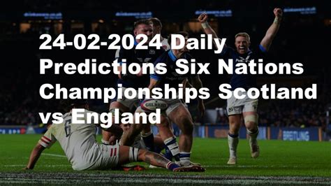 scotland v england rugby prediction