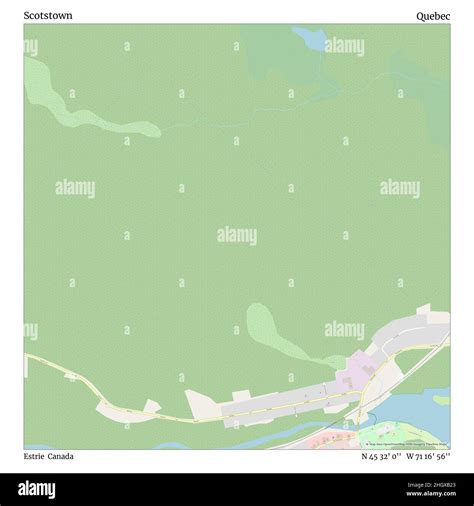 Scotstown Quebec Map