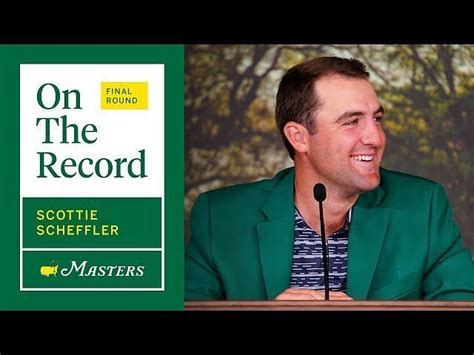 scottie scheffler quote on liv golf