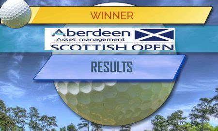 scottish open final results