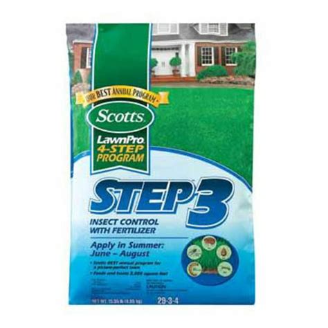 Lawn Fertiliser + Grub & Insect Control Scotts Lawn Builder Slow