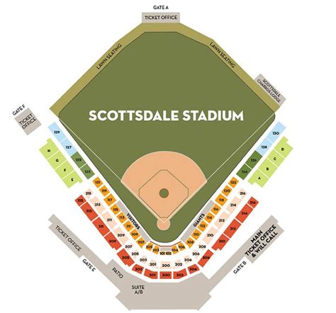 scottsdale stadium seating chart