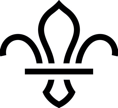 scouts uk logo black and white