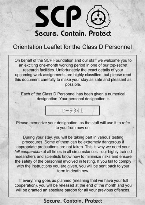 scp containment breach notes