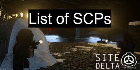 scp wiki list of scps