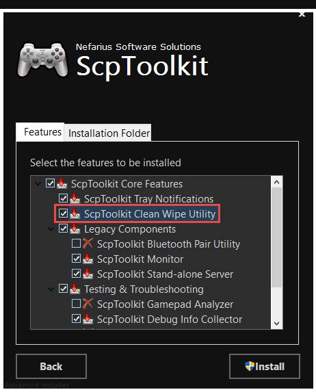 scptoolkit ps3 controller download