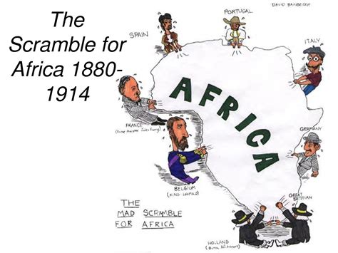 scramble for africa cartoon
