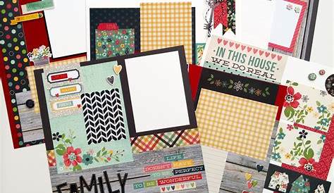Scrapbook Kits with Instructions to Catch Up on Scrapbooking