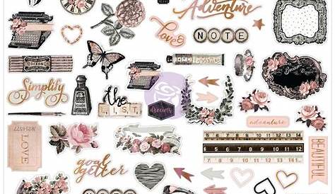 Sticker Theme | Template | Vintage | Aesthetic | Scrapbook stickers