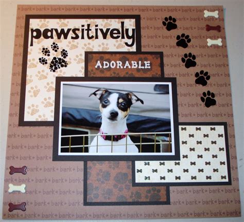 Scrapbooking Ideas For Pets