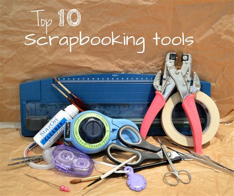 scrapbooking tools and supplies