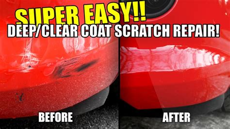 How to Repair Car Scratches in Paint , Deep Scratches & Clear Coat