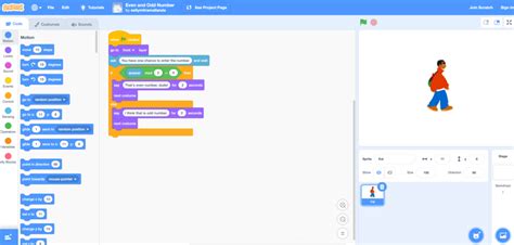 Scratch Check If Number Is Even