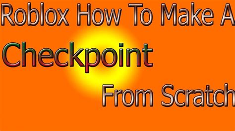 Scratch Checkpoint