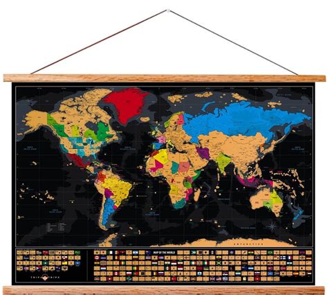 Scratch Map In Frame