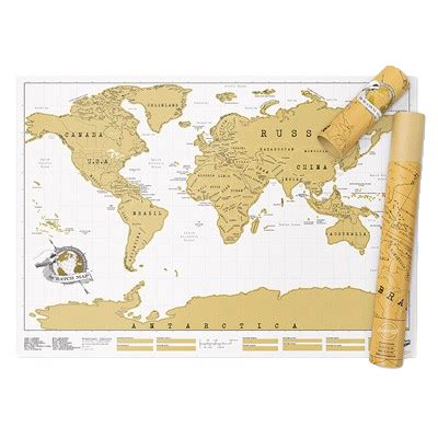 Scratch Map Waterstones