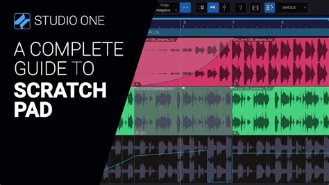 Scratch Pads Studio One