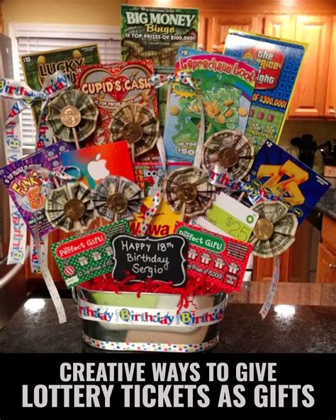 Scratch Ticket Gift Basket