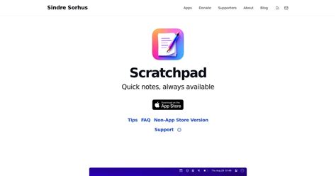 Scratchpad Notes