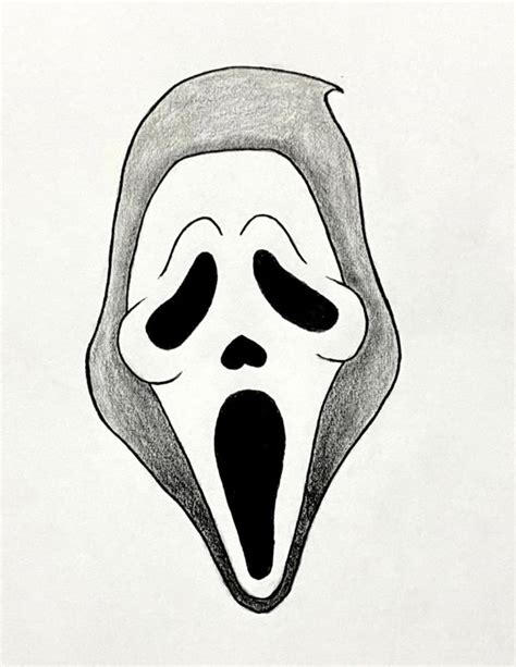 scream drawing cartoon