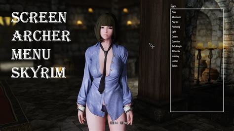 screen archer menu skyrim se