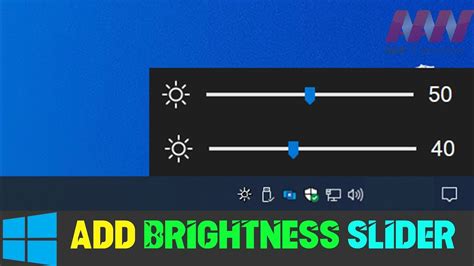 screen brightness control windows 10 app