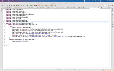 Screen Capture Java